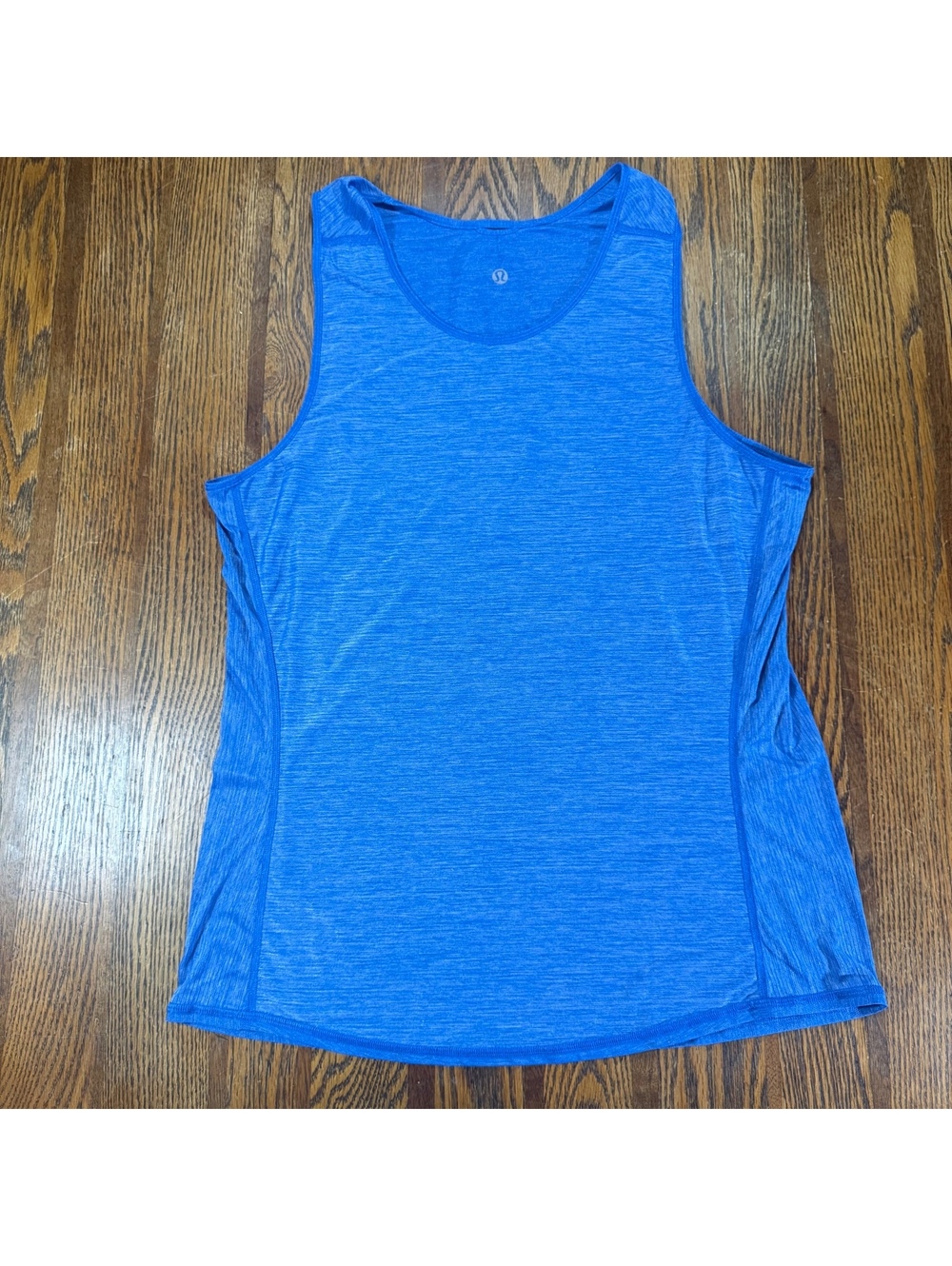 Lululemon Metal Vent Tech Sleeveless Tank Top Blue Space Dye Men's Size S